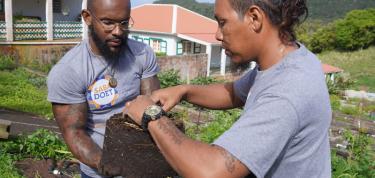 Cleaning of Queen Wilhelmina Park during Lunch